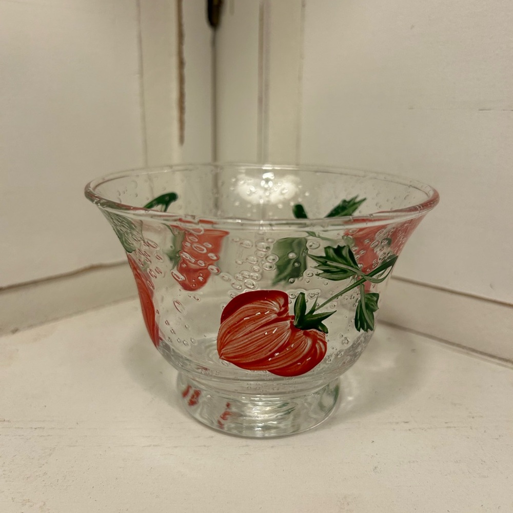 Vintage Strawberry Bowl